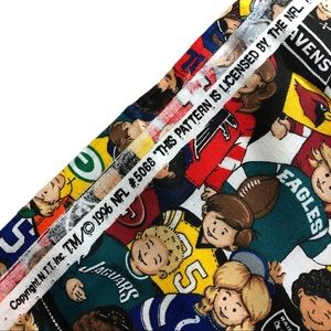 1 1/2 Yards 1996 NFL Football Team Kids Fabric